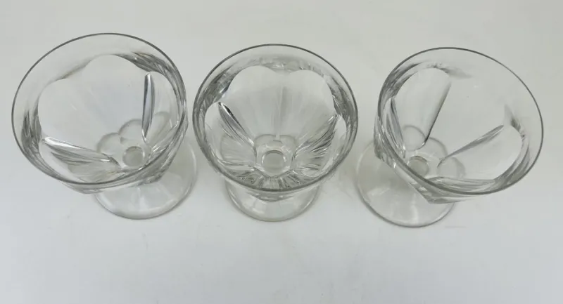 Pamono Crystal Talleyrand White Wine Glasses from Baccarat, Set of 3