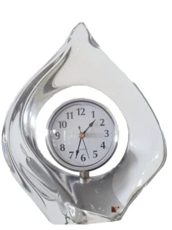 Sale Pamono Crystal Teardrop Clock by Jean Daum for Daum, 1960s