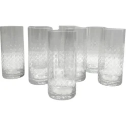 Outlet Pamono Crystal Water Glasses from Rosenthal, 1950, Set of 8