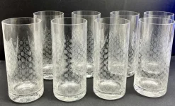 Outlet Pamono Crystal Water Glasses from Rosenthal, 1950, Set of 8