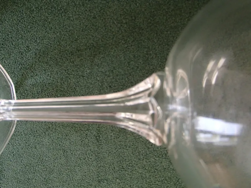 Pamono Crystal Wine Glasses with Gold Rim, 1960s, Set of 6> Glassware
