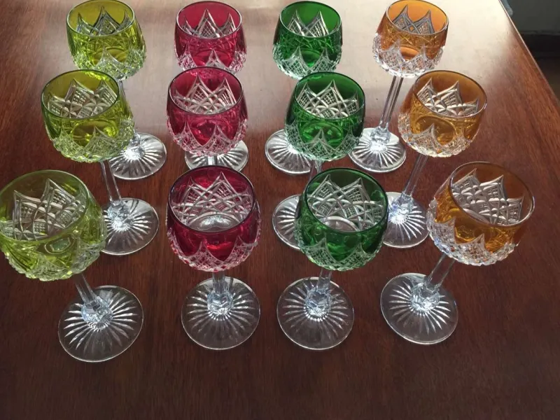 Online Pamono Crystal Wine Glassware from Baccarat, 1950s, Set of 12