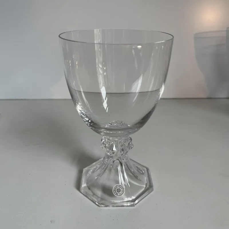 Outlet Pamono Crystal Yale Champagne, Red Wine and White Wine Glasses from Val Saint Lambert, 1970s, Set of 27