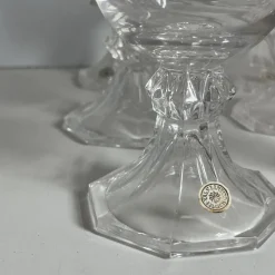 Outlet Pamono Crystal Yale Champagne, Red Wine and White Wine Glasses from Val Saint Lambert, 1970s, Set of 27