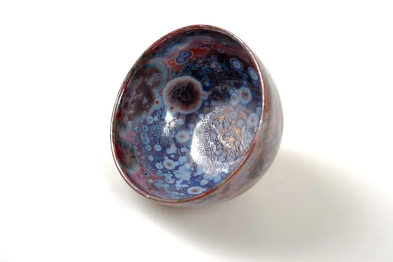 Online Pamono Crystalline Glazed Ceramic Bowl by Isak Isaksson, 2000s