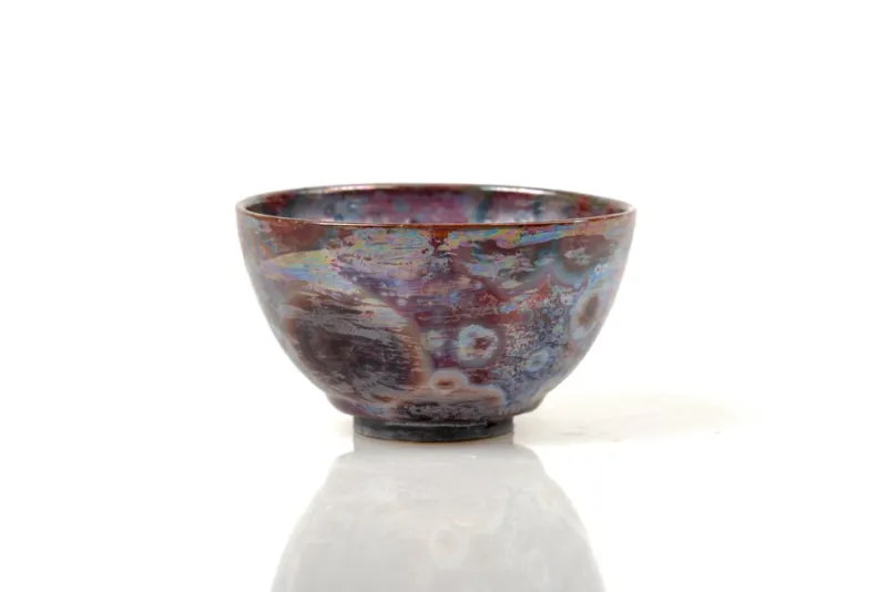 Online Pamono Crystalline Glazed Ceramic Bowl by Isak Isaksson, 2000s