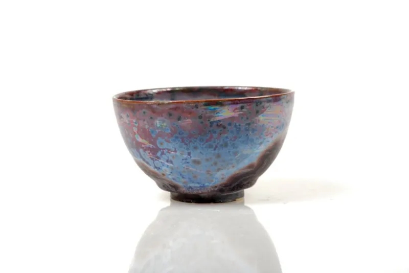 Online Pamono Crystalline Glazed Ceramic Bowl by Isak Isaksson, 2000s