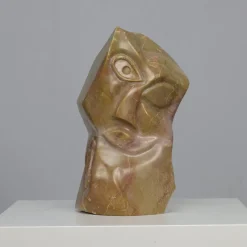 Pamono Cubist Head Sculpture, 2008, Marble> Sculpture