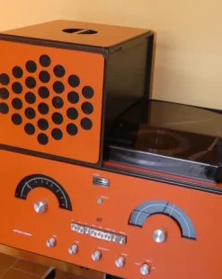 Pamono Cubo RR 126 FO Radiophonograph by Fratelli Castiglioni for Brionvega, Italy, 1960s><noscript><img width=