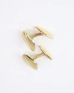 Outlet Pamono Cufflinks in 14 Carat Gold, Set of 2