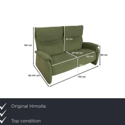 Online Pamono Cumuly Fabric Two-Seater Sofa from Himolla