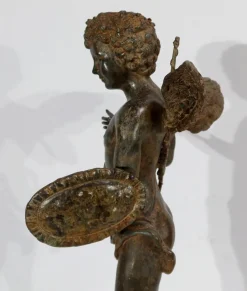 Pamono Cupid, Early 1800s, Large Bronze><noscript><img width=
