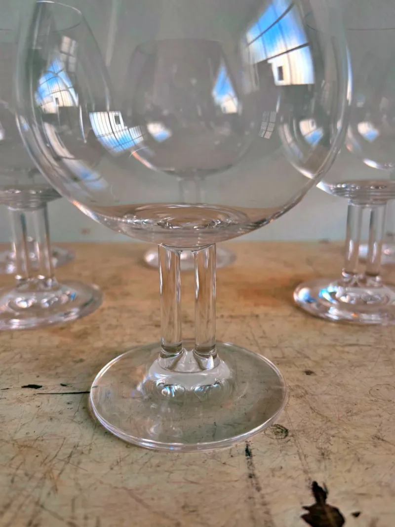 Pamono Cupola Series Brandy Glasses from Rosenthal Studio Line, 1980s, Set of 6