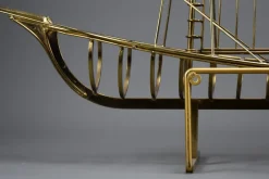 Pamono Curtis Jere, Sailboat Sculpture, 1976, Brass><noscript><img width=
