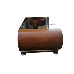 Online Pamono Curved Central Round Liquor Table, 1970s