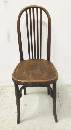 Pamono Curved Wooden Chairs, Set of 6> Side Chairs & Dining Chairs