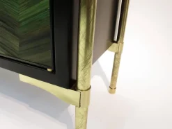 Pamono Cusco Sculpted Marquetry Cabinet by Stefan Leo><noscript><img width=