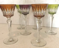 Sale Pamono Cut Crystal Glasses from Baccarat, 20th Century, Set of 6