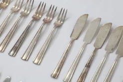 Pamono Cutlery by Gio Ponti for Krupp, Milan, 1950s, Set of 48><noscript><img width=