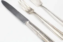 Pamono Cutlery by Gio Ponti for Krupp, Milan, 1950s, Set of 48><noscript><img width=