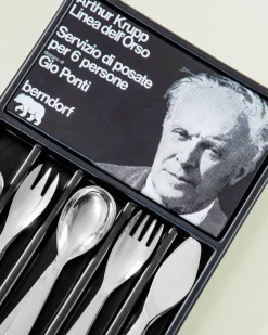 New Pamono Cutlery Set by Gio Ponti for Arthur Kropp Berndorf, 1970s, Set of 28