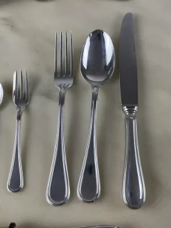 Clearance Pamono Cutlery Set in Silver from Zaramella, Italy, 1990s, Set of 101