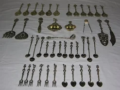 Sale Pamono Cutlery with Heraldic Coats of Arms, Set of 44
