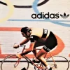 Pamono Cycling Poster by Eddie Merckx for Adidas, 1972> Posters