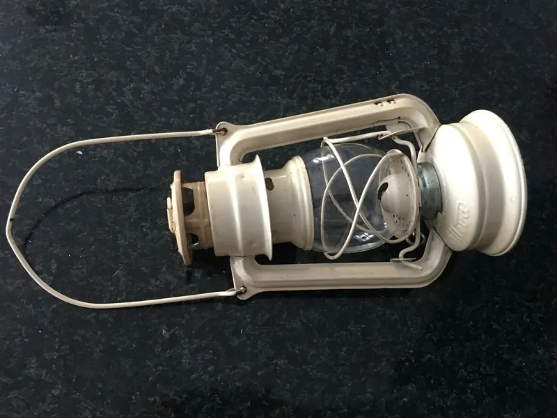 Pamono Czech Metal Meva Oil Lantern Lamp> Candleholders