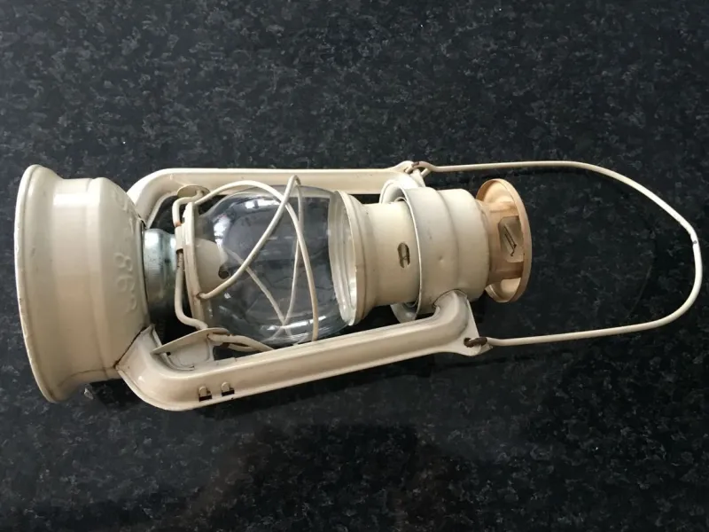 Pamono Czech Metal Meva Oil Lantern Lamp> Candleholders