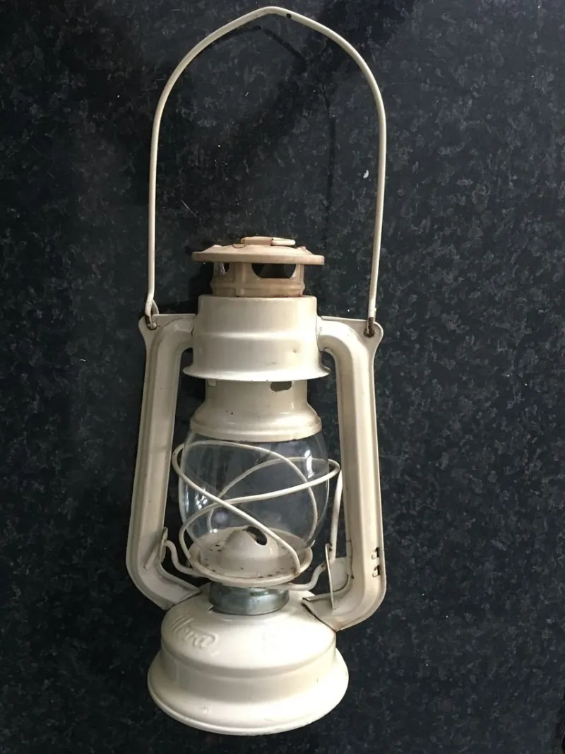 Pamono Czech Metal Meva Oil Lantern Lamp> Candleholders