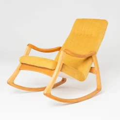 Best Pamono Czech Rocking Chair attributed to Ton, 1960s