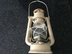 Discount Pamono Czechoslovakian Electrified Metal Meva Oil Lamp / Lantern