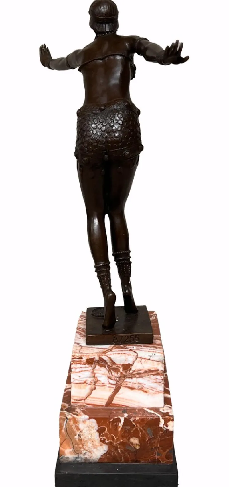 Pamono D. H. Chiparus, Dancer, 1900, Bronze on Marble Base> Art Deco