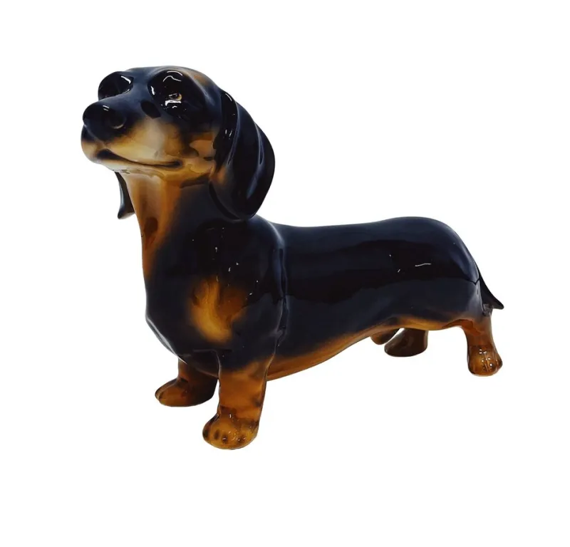 New Pamono Dachshund Statue Ceramic from Ceramiche Boxer