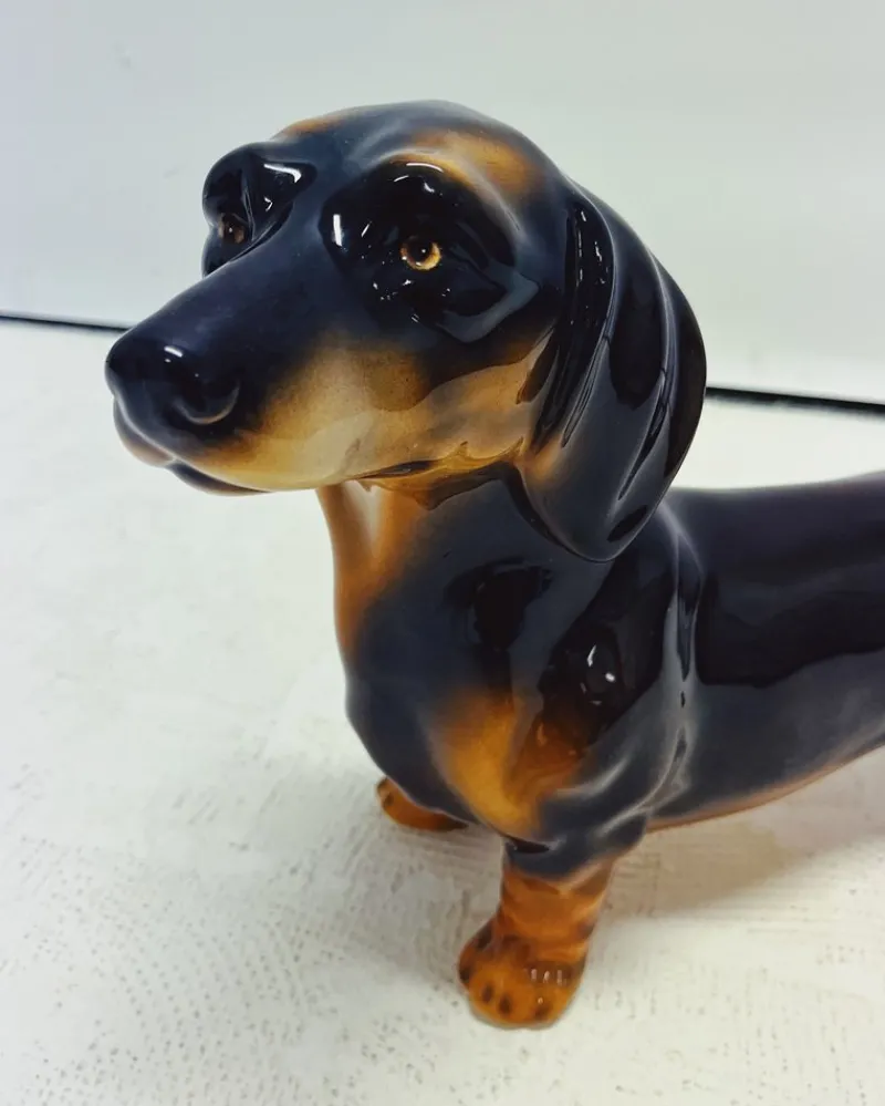New Pamono Dachshund Statue Ceramic from Ceramiche Boxer