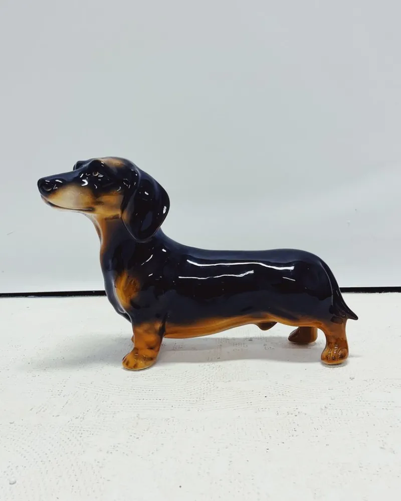 New Pamono Dachshund Statue Ceramic from Ceramiche Boxer