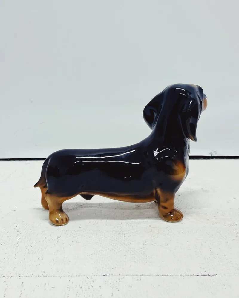 New Pamono Dachshund Statue Ceramic from Ceramiche Boxer