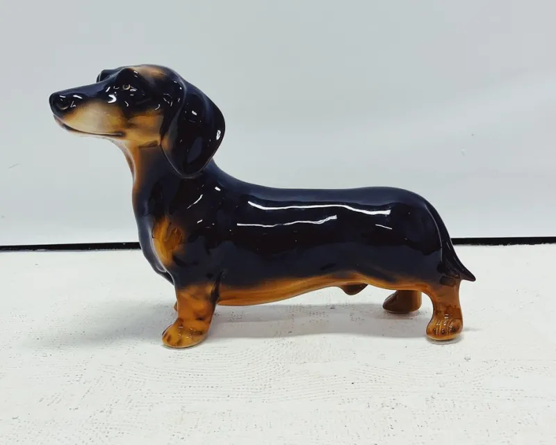 New Pamono Dachshund Statue Ceramic from Ceramiche Boxer