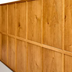 Pamono Dada Est. Custom Oak Vinyl Record Cabinet, Handcrafted Storage with Midcentury><noscript><img width=