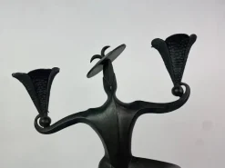 Hot Pamono Dancing Clown Candlestick by Dagobert Pechce for Wiener Werkstätte, 1890s