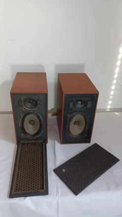 Pamono Danish Beovox 500 Speakers from Bang & Olufsen, 1960s, Set of 2><noscript><img width=
