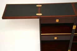 Pamono Danish Captain's Bar attributed to Reno Wahl Iversen for Dyrlund, 1960s><noscript><img width=