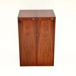 Pamono Danish Captain's Bar attributed to Reno Wahl Iversen for Dyrlund, 1960s><noscript><img width=