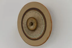 Outlet Pamono Danish Ceramic Disc Wall Lamp from Søholm, 1970s