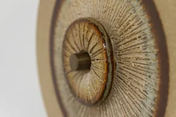 Outlet Pamono Danish Ceramic Disc Wall Lamp from Søholm, 1970s