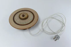 Outlet Pamono Danish Ceramic Disc Wall Lamp from Søholm, 1970s