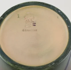 Clearance Pamono Danish Ceramic Vase with Motif of Bird on Branch from Axel Salto, 1930s