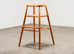 Pamono Danish Children's High Chair by Nanna Ditzel for Kold Savvaerk, 1950s><noscript><img width=