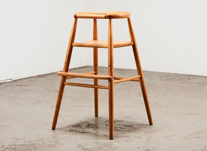 Pamono Danish Children's High Chair by Nanna Ditzel for Kold Savvaerk, 1950s> Children's Chairs